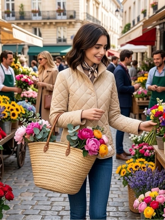 Ralph Lauren Jackets & Blazers - Ralph Lauren Warm Beige Quilted Spring Jacket - Size S